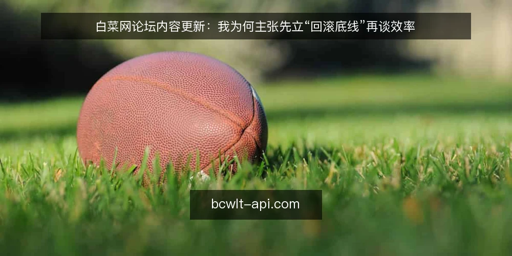 白菜网论坛内容更新：我为何主张先立“回滚底线”再谈效率 — 更新前的真实处境：效率焦虑压过核对 配图