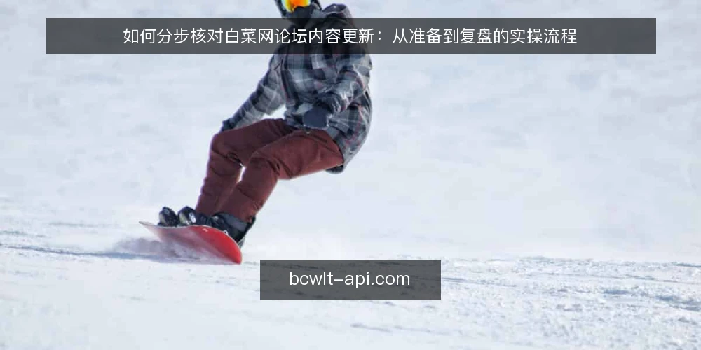 如何分步核对白菜网论坛内容更新：从准备到复盘的实操流程 — 准备核对清单与工具 配图